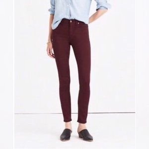 Madewell Corduroy Skinny Low Jeans